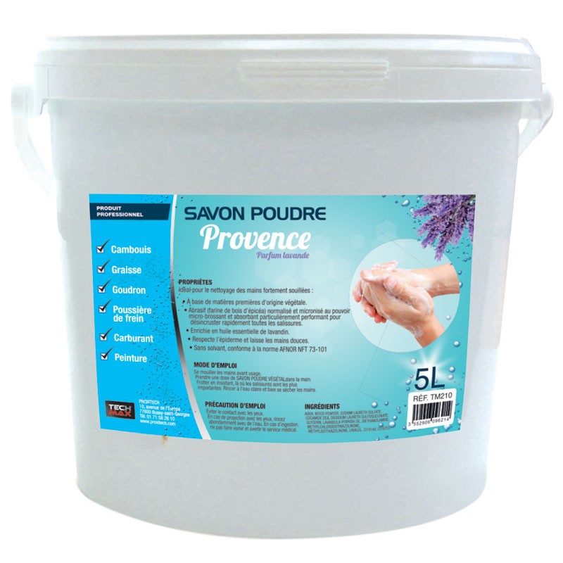 N°9 Savon poudre végétal Provence - Seau 5L