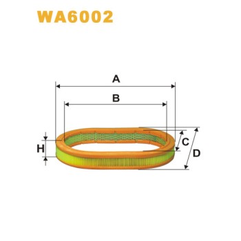 Filtre à air WA6002