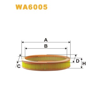 Filtre à air WA6005