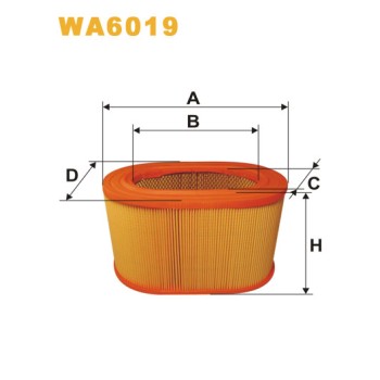 Filtre à air WA6019