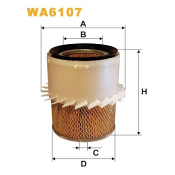 Filtre à air WA6107
