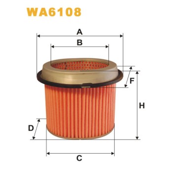 Filtre à air WA6108