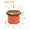 Filtre à air WA6108