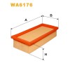 Filtre à air WA6176