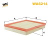 Filtre à air WA6214