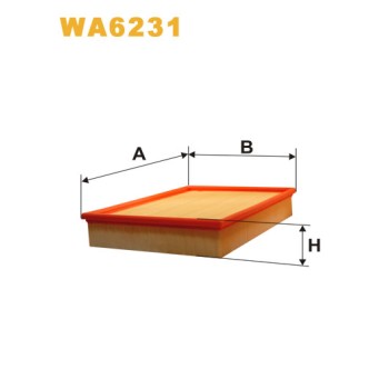 Filtre à air WA6231