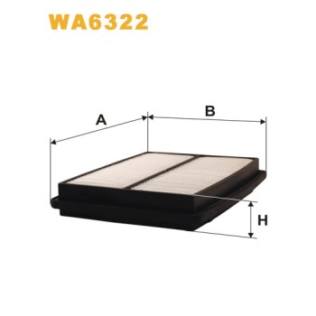 Filtre à air WA6322