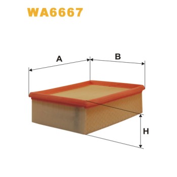 Filtre à air WA6667