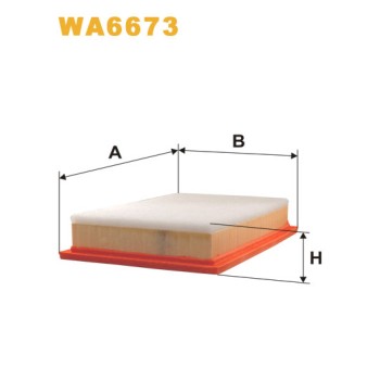 Filtre à air WA6673