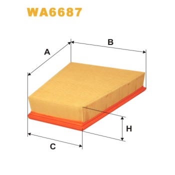 Filtre à air WA6687