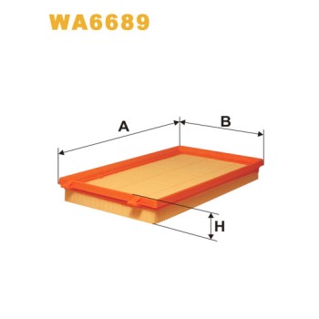 Filtre à air WA6689