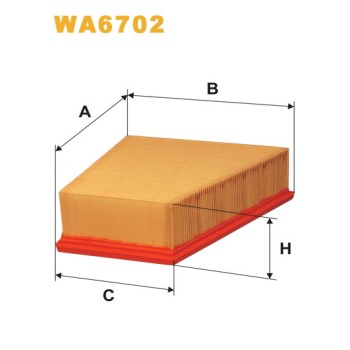 Filtre à air WA6702