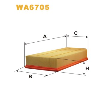 Filtre à air WA6705