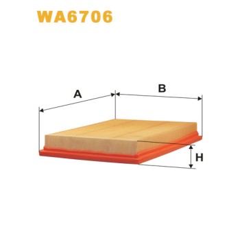 Filtre à air WA6706