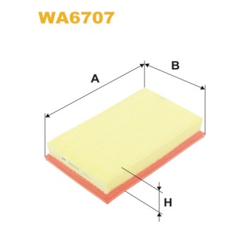 Filtre à air WA6707