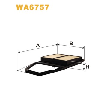 Filtre à air WA6757
