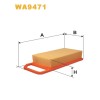 Filtre à air WA9471