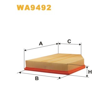 Filtre à air WA9492