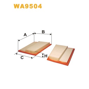 Filtre à air WA9504