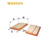 Filtre à air WA9504