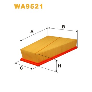 Filtre à air WA9521