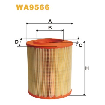 Filtre à air WA9566