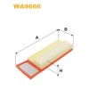 Filtre à air WA9666