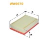 Filtre à air WA9670