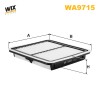 Filtre à air WA9715