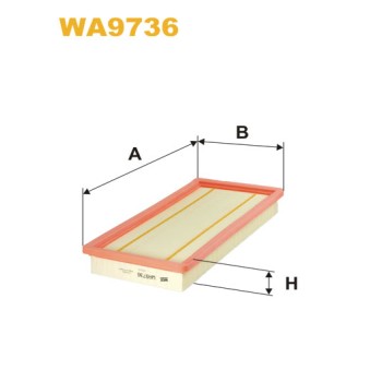 Filtre à air WA9736