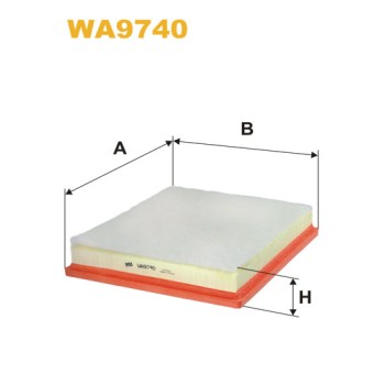 Filtre à air WA9740