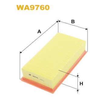 Filtre à air WA9760