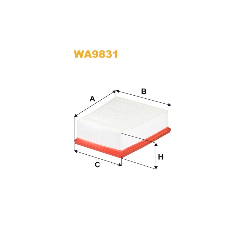 Filtre à air WA9831