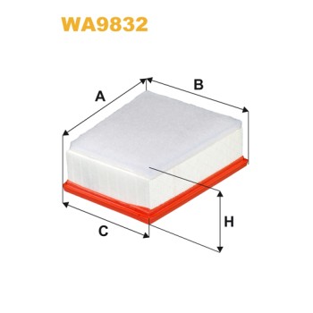 Filtre à air WA9832