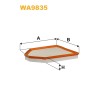 Filtre à air WA9835