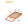 Filtre à air WA9851