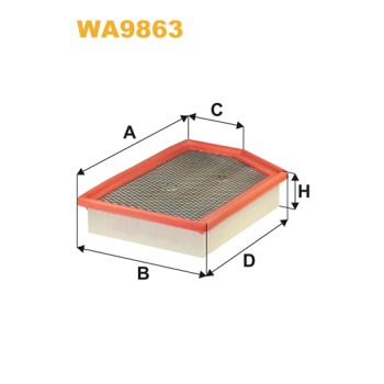 FILTRE A AIR WA9863