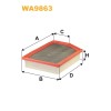 FILTRE A AIR WA9863