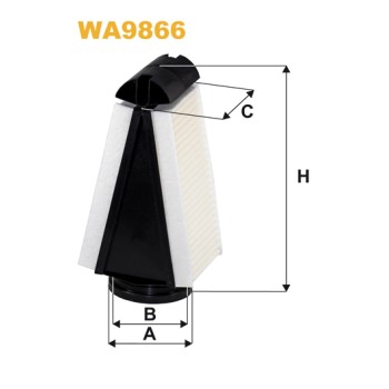 Filtre à air WA9866