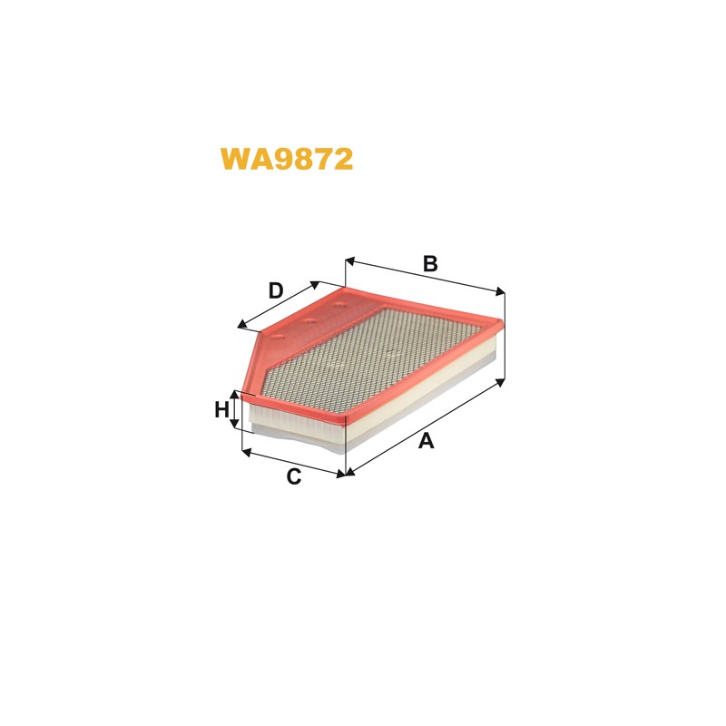 FILTRE A AIR WA9872