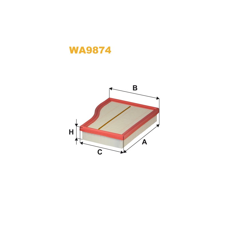Filtre à air WA9874