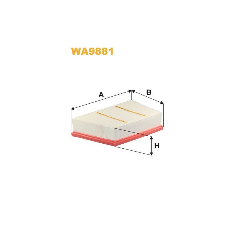 Filtre à air WA9881