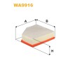 Filtre à air WA9916