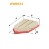 Filtre à air WA9934