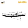 FILTRE A AIR WA9968