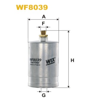 Filtre carburant WF8039