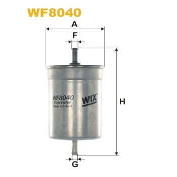 Filtre carburant WF8040
