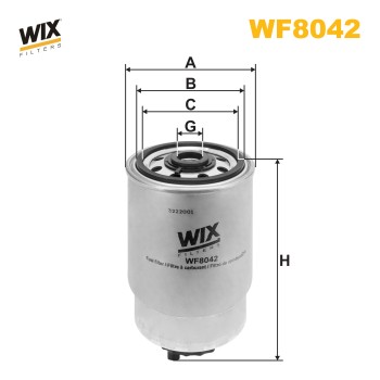 Filtre carburant WF8042