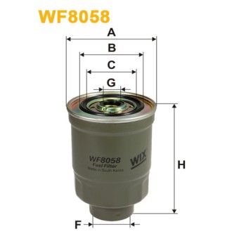 Filtre carburant WF8058