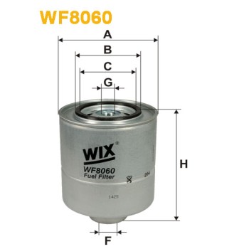 Filtre carburant WF8060